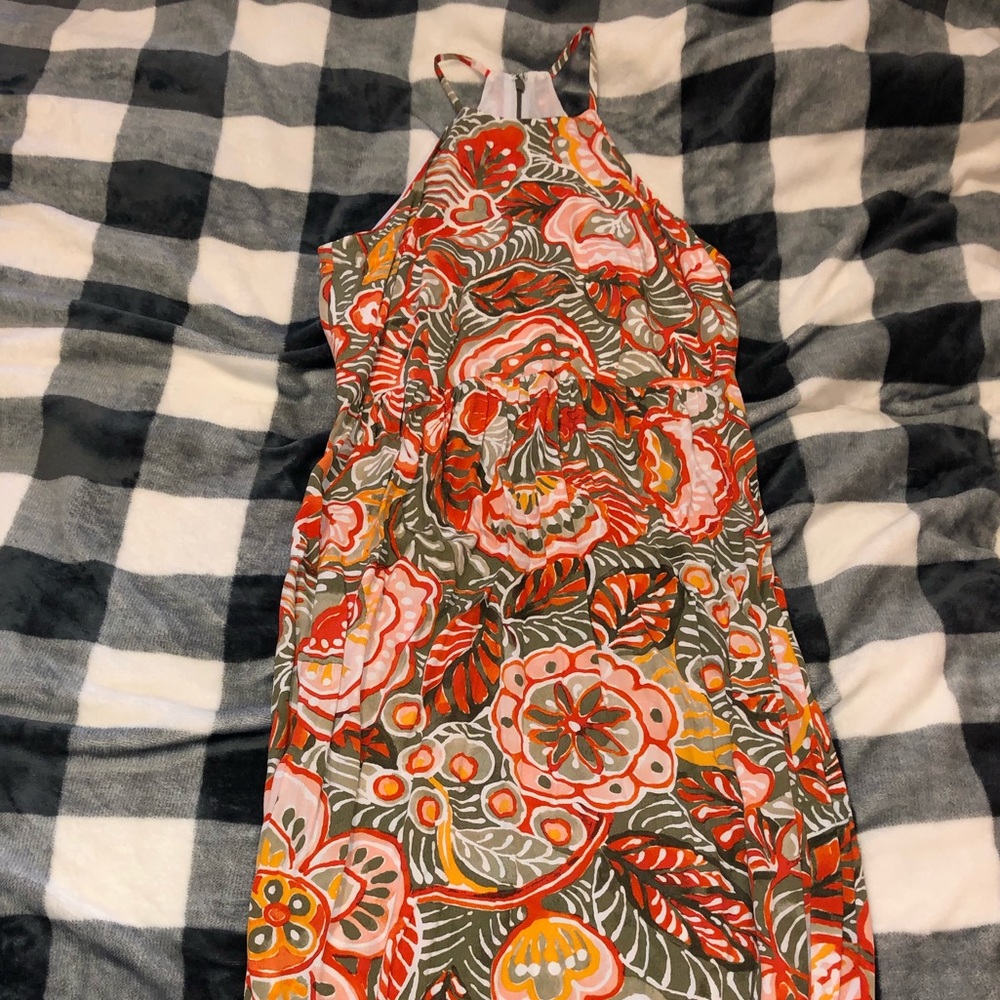 Loft floral pattern maxi dress